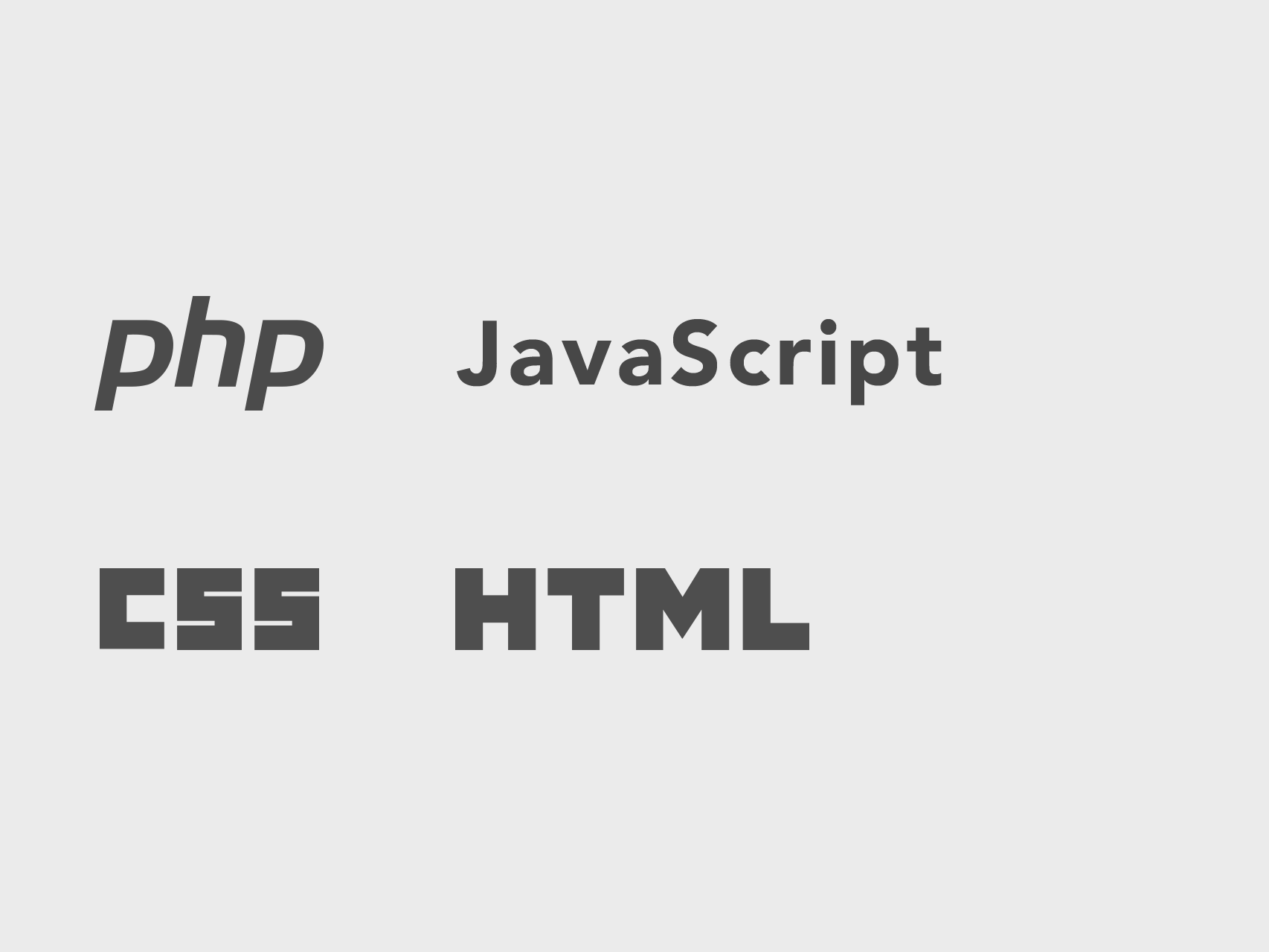 Webentwicklung: php, javascript, css, html